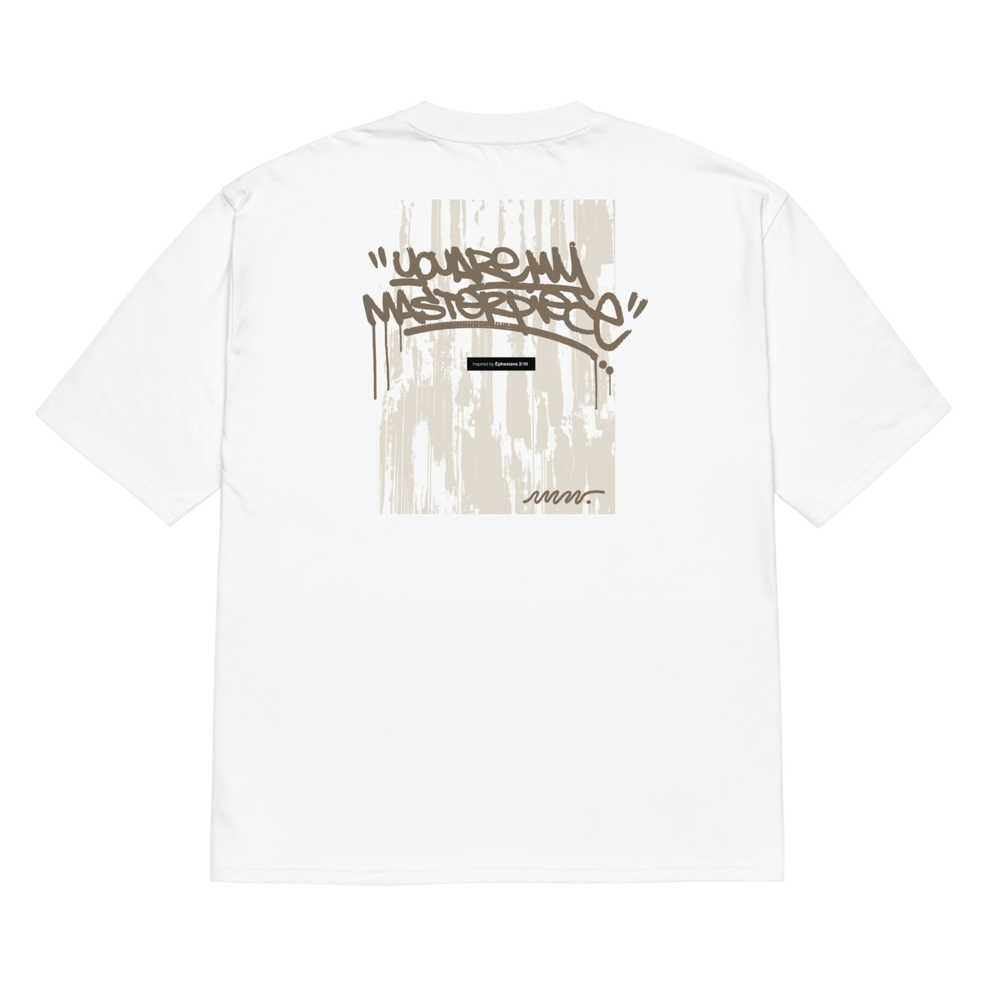 Oversized T-Shirt “You Are My Masterpiece” – Cream Edition